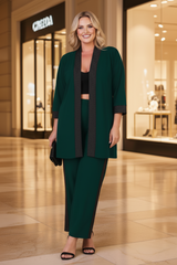 Sim Detaylı Beli Lastikli Yüksek Bel Abiye Takım