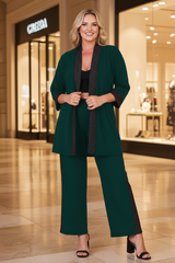 Sim Detaylı Beli Lastikli Yüksek Bel Abiye Takım